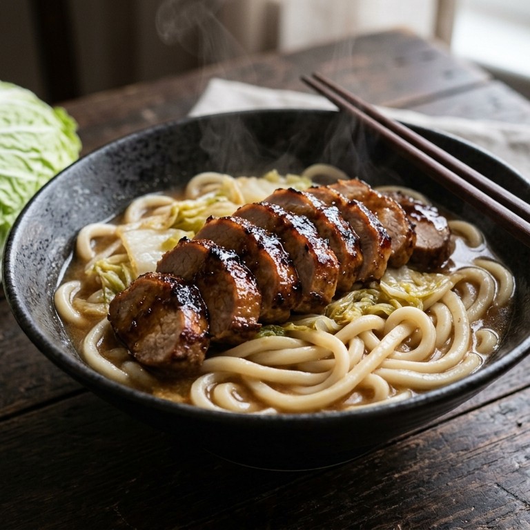 Varkenshaas met miso saus