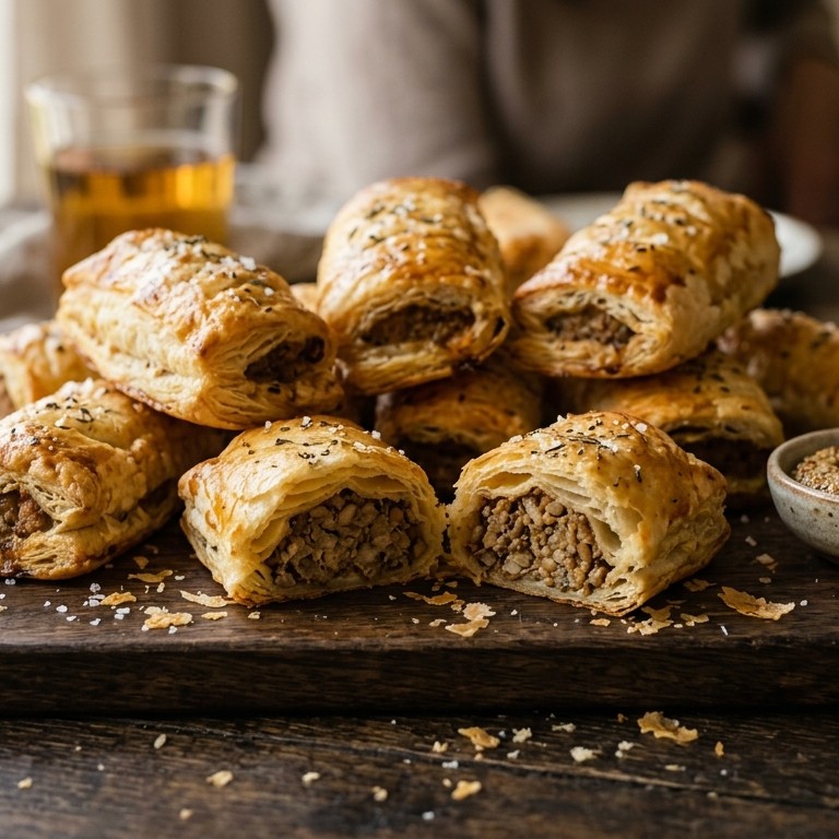 Vegetarische saucijzenbroodjes