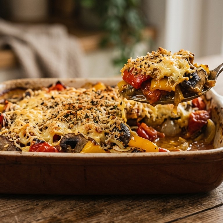 Vegetarische slanke groentenschotel