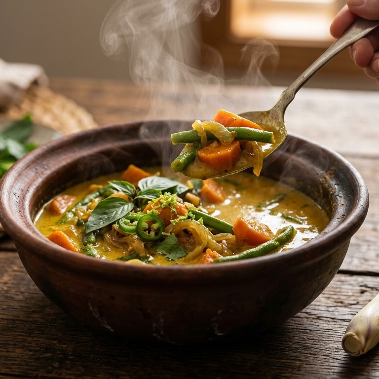 Vegetarische Vietnamese Groentenkerrie