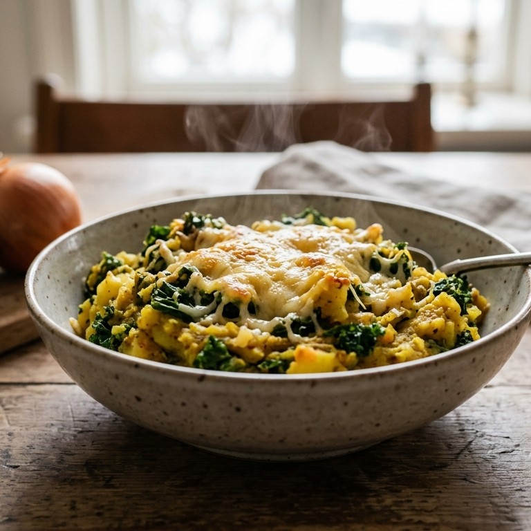 Veggie indische boerenkool stamppot