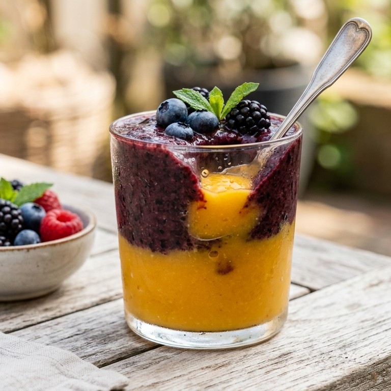 Verborgen mango-smoothie