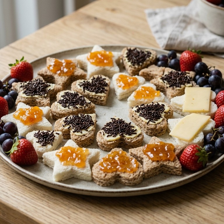 Verjaardags broodjes voor 4 kinderen