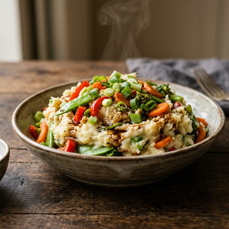 Verrassende Oosterse stamppot (450kcal)