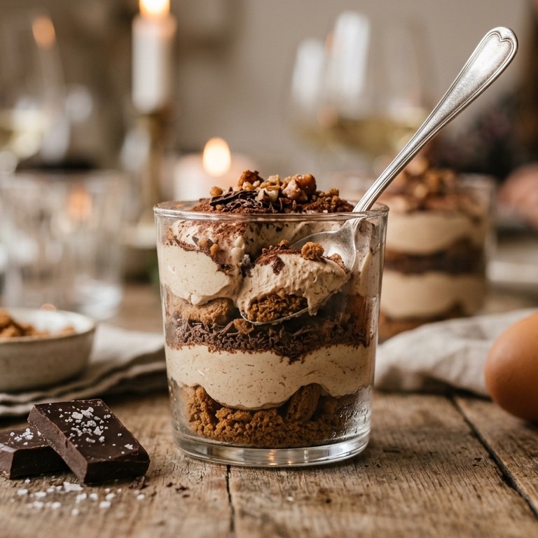 Verrine tiramisu met speculaas en mascarpone
