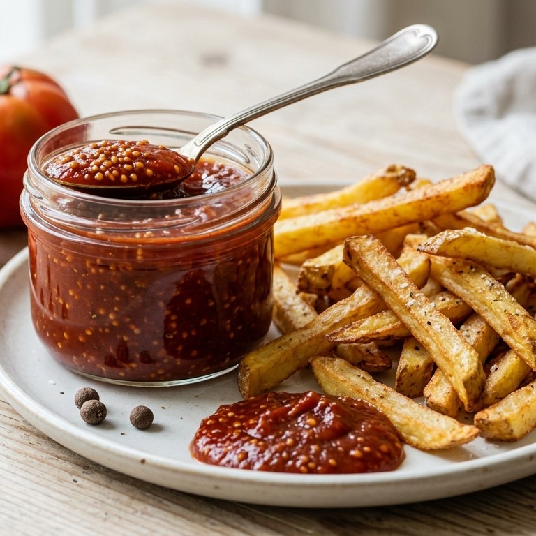 Verse tomatenketchup, niet houdbaar