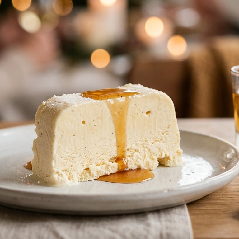 Vervroren dessert met grand marnier
