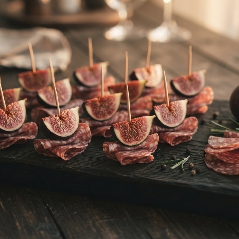 Vijgen met salami