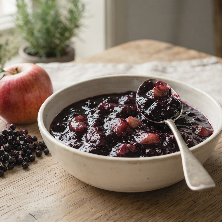 Vlierbessen/appelmoes