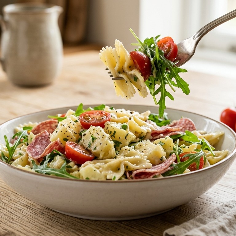 Vlinderpastasalade