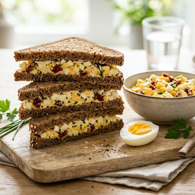 Volkoren-eiersandwiches
