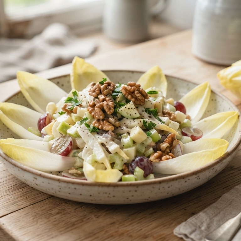 Waldorfsalade met witlof