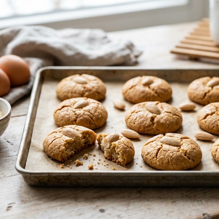 Warme amandelkoekjes