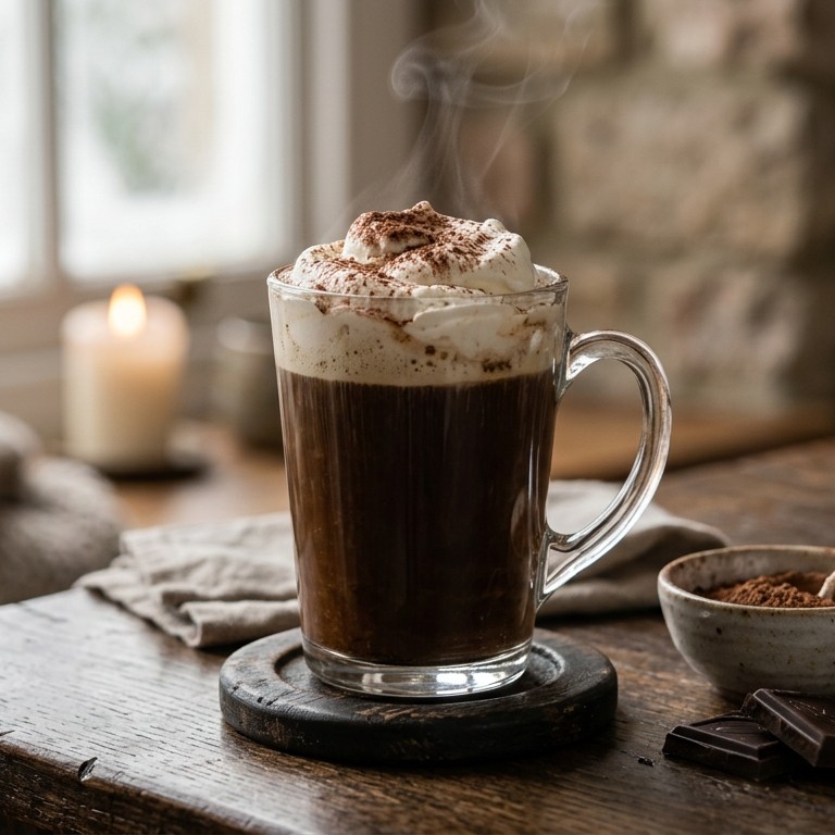 Warme romige Baileyskoffie