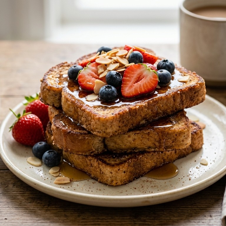 Wentelteefjes met vers fruit