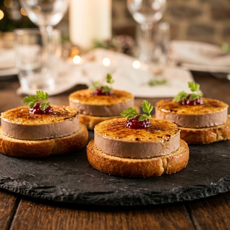 Wildpaté a la crème brûlee