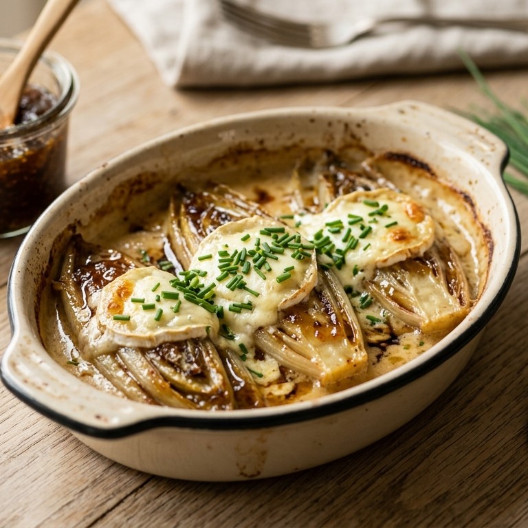 Witlof met geitenkaas