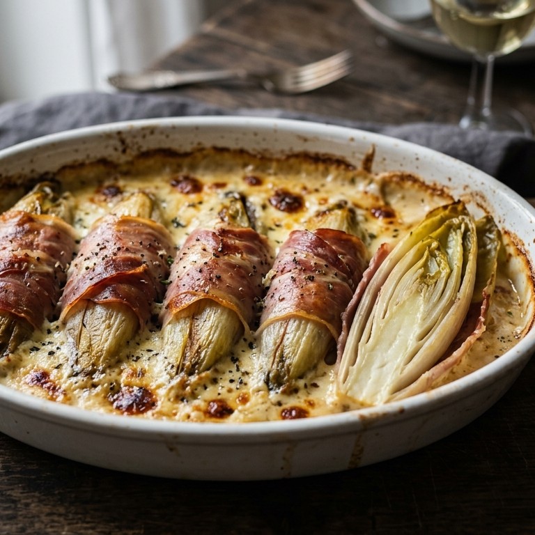 Witlof met gorgonzola