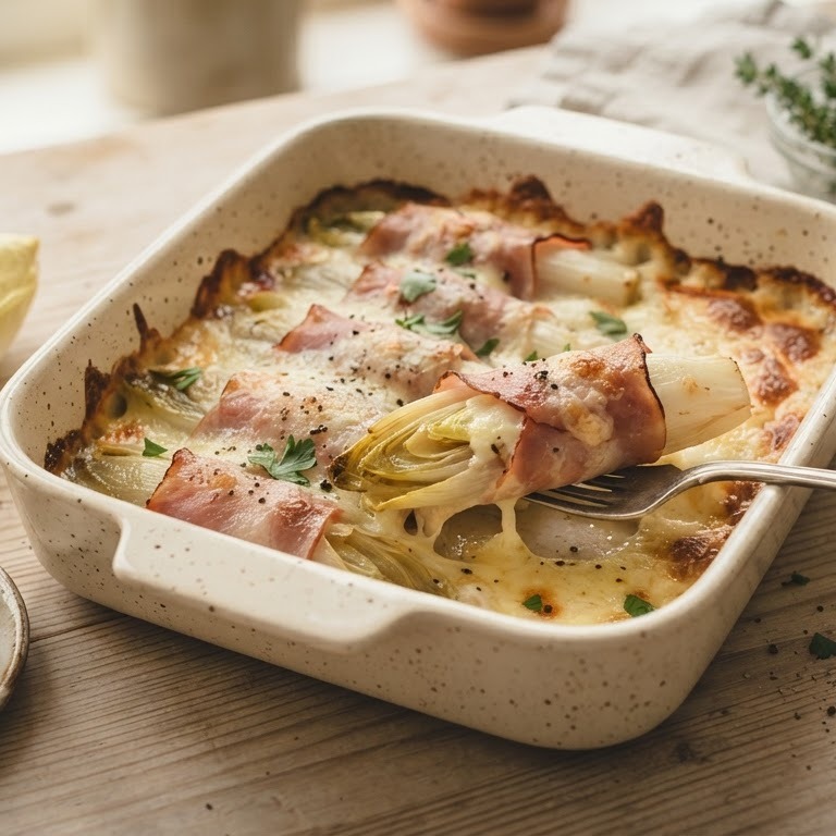 witlof met ham