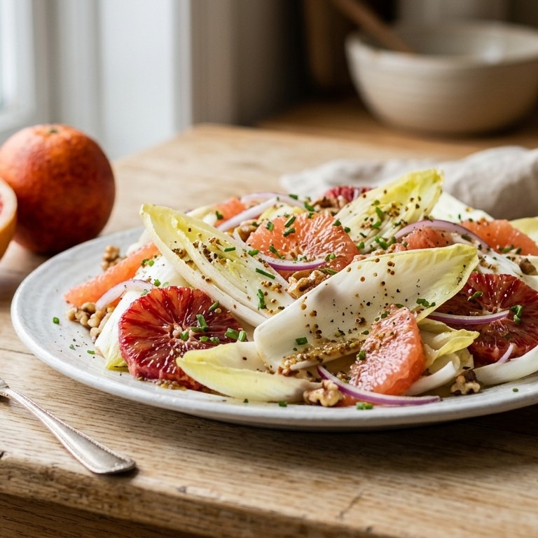 Witlofsalade met citrusvruchten