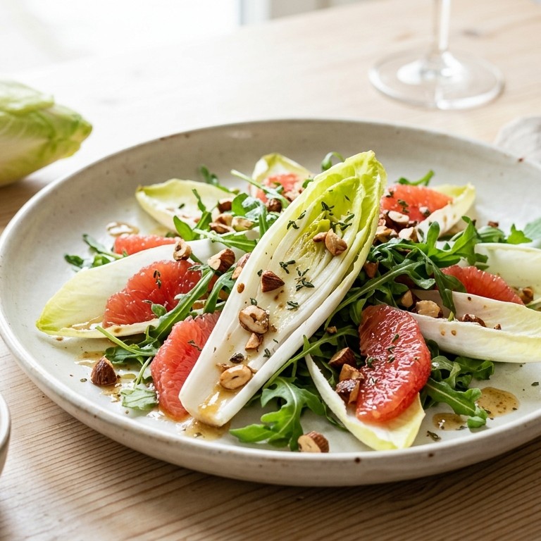 Witlofsalade met grapefruit