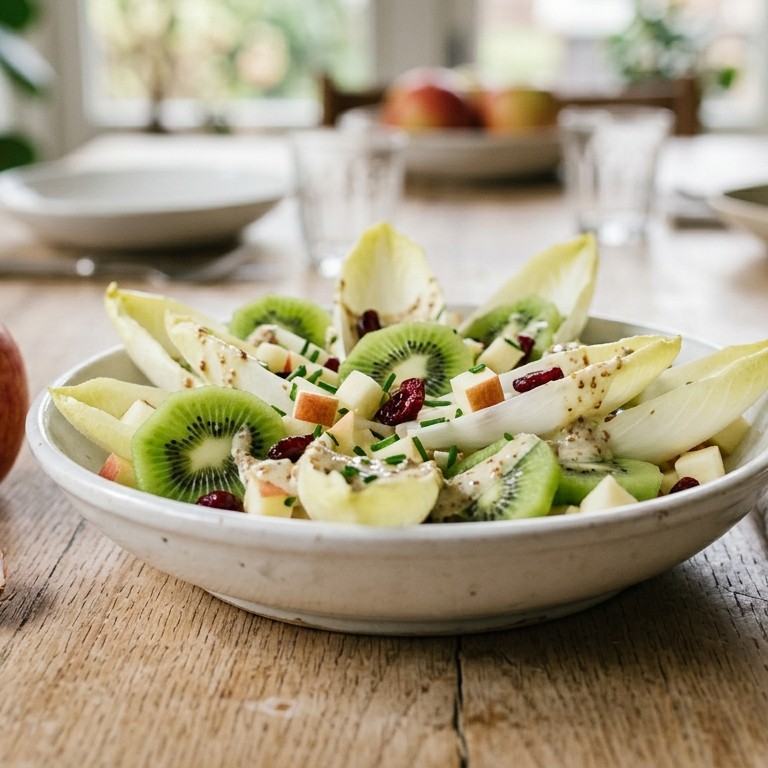 Witlofsalade met kiwi