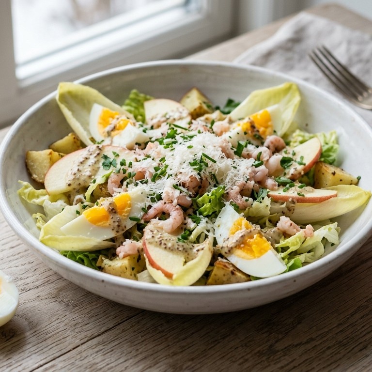 Witlofsalade met Parmezaanse kaas