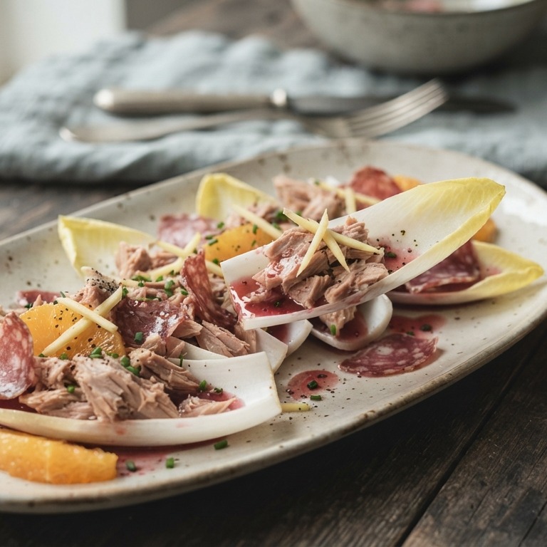 Witlofsalade met tonijn