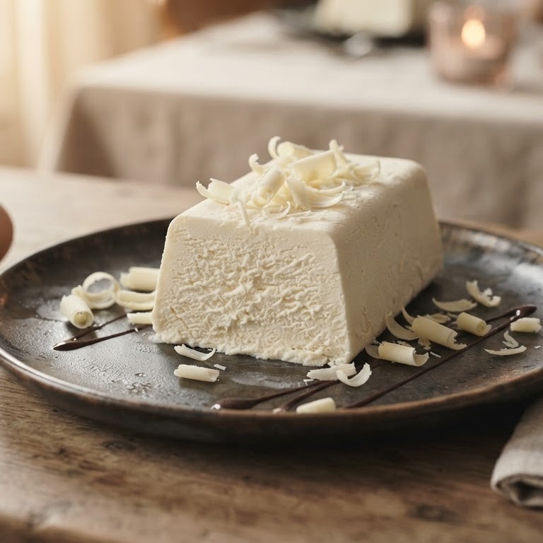 Witte chocolade parfait