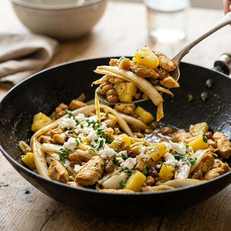 Wok de witlof