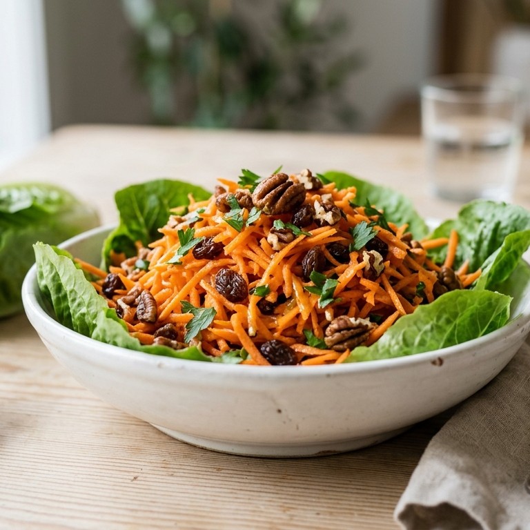 Wortel-pecannotensalade