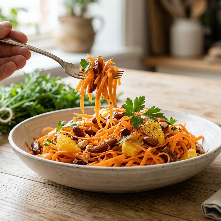 Wortelsalade met dadels
