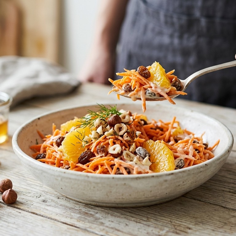 Wortelsalade met sinaasappel