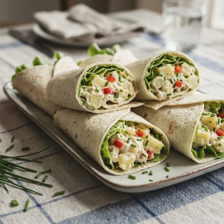 Wrap met aardappelsalade