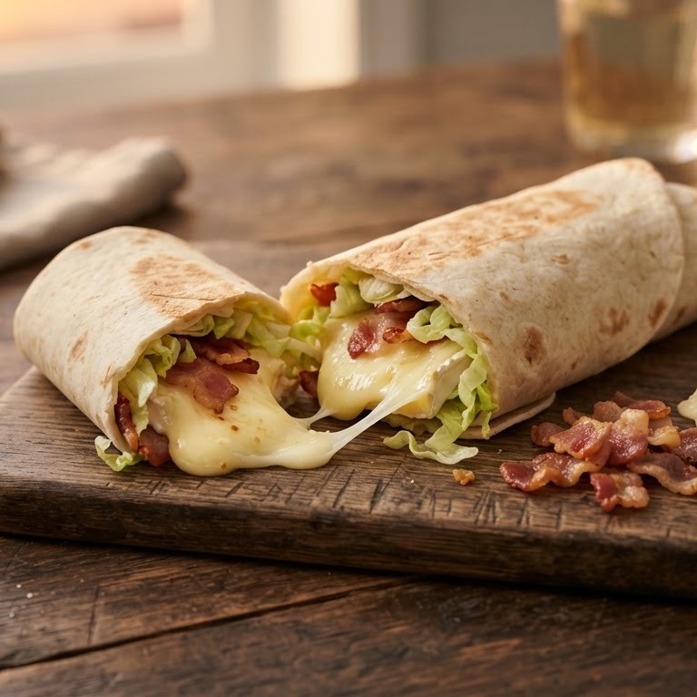 Wrap met bacon en brie