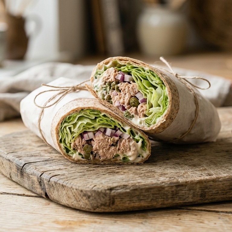 Wrap met tonijn of kip