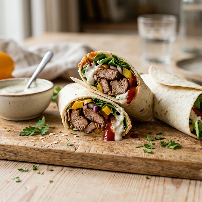 Wraps met lamsshoarma
