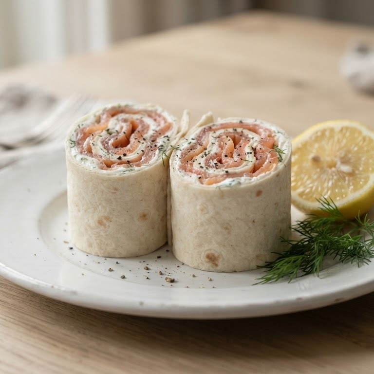 Wraps met zalm