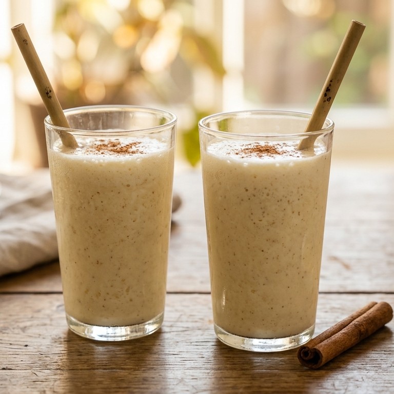 Yoghurt- bananendrank met sinaasappel