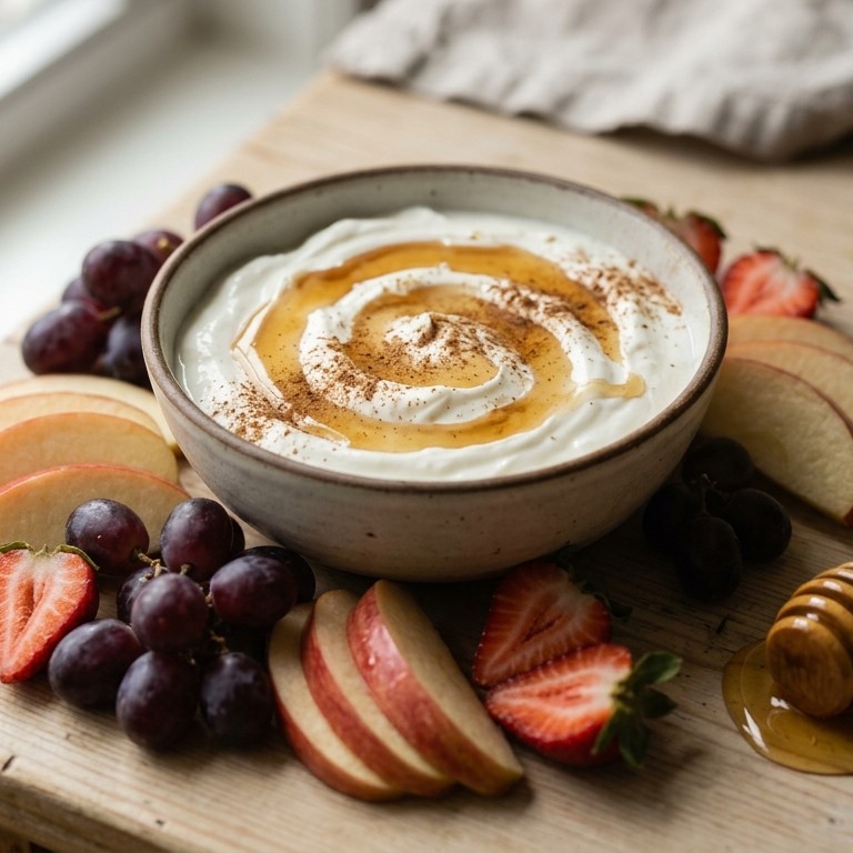 Yoghurt dipsaus met honing