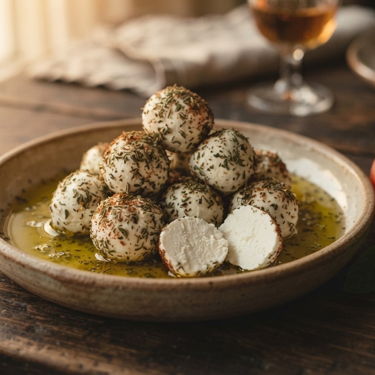 Yoghurt-kaasballetjes met kruiden