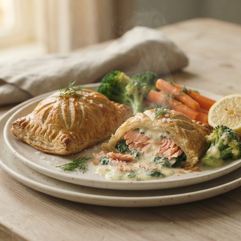Zalm in bladerdeeg