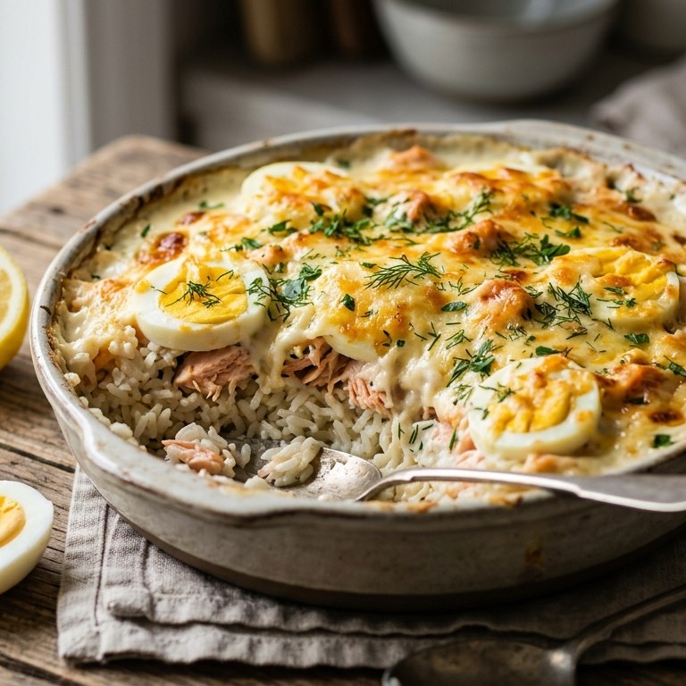 Zalm met rijst