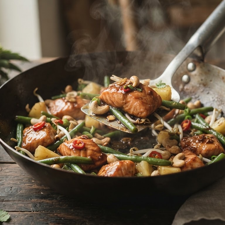 Zalm op oosterse wijze