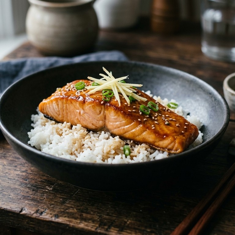 Zalm teriyaki