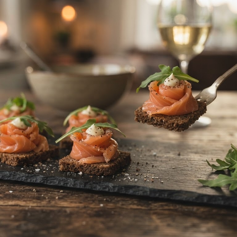 Zalm toastje