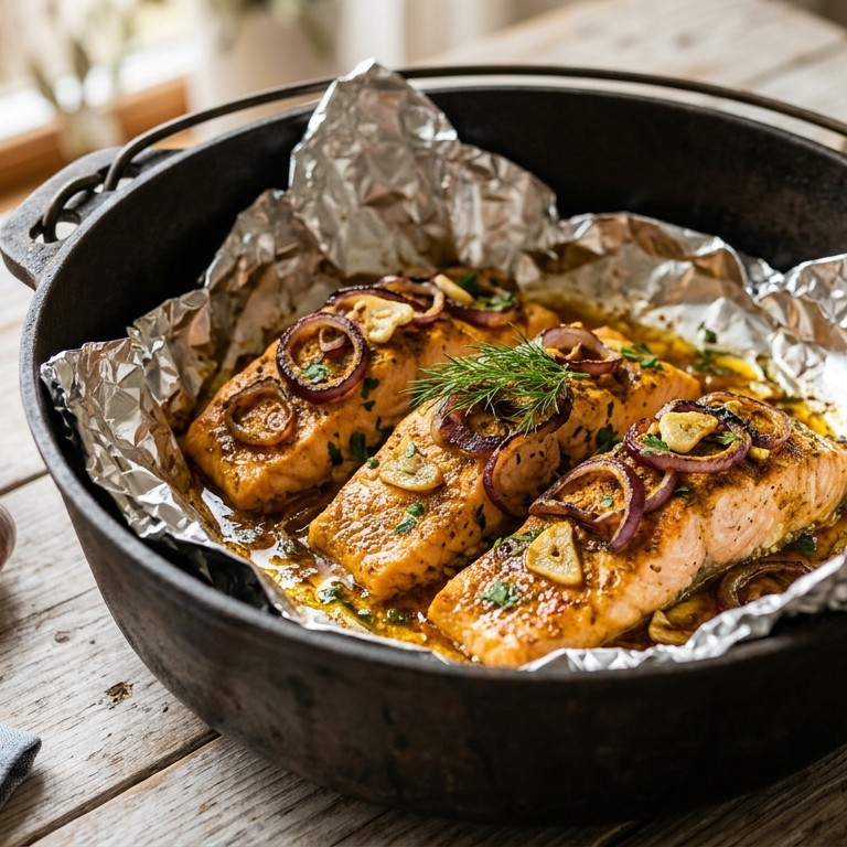 Zalm uit de oven