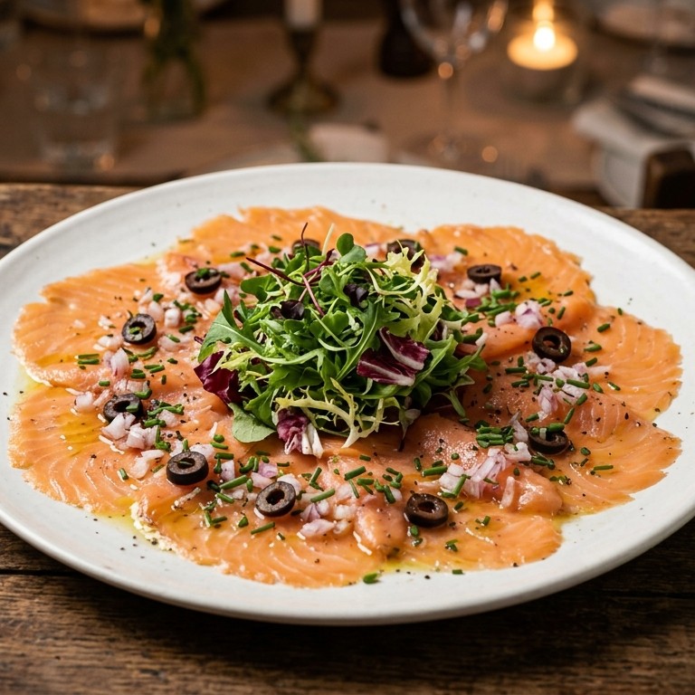 Zalmcarpaccio