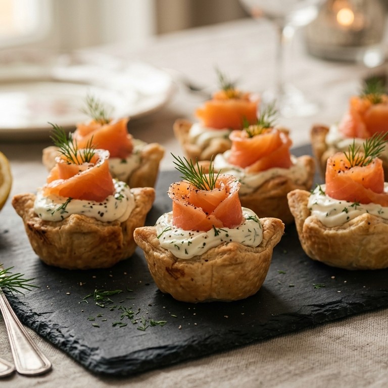 Zalmgebakjes