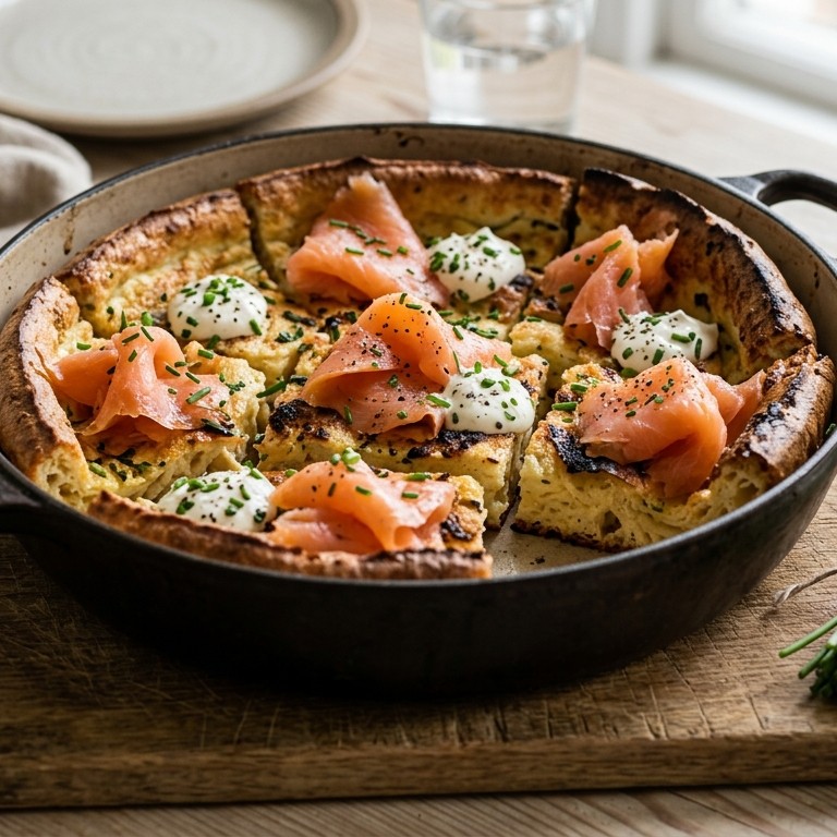 Zalmpanenkoek uit de oven